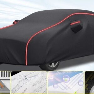 Black Color With Red Color Rack Cover