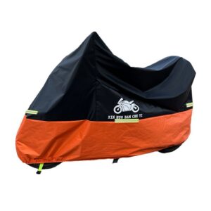 Black And Orange Color Mix Squtty Cover